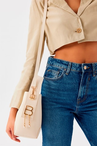 Sac porté épaule - Beige
