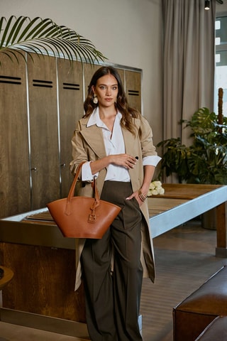 Sac porté épaule - Marron