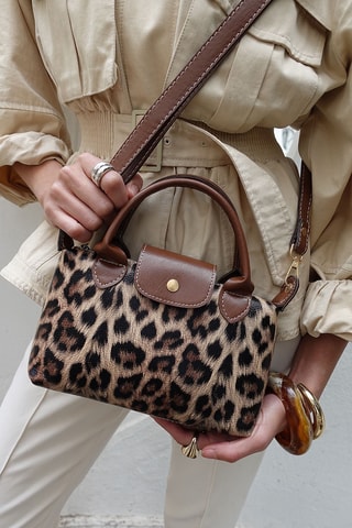 Sac à main - Beige et marron