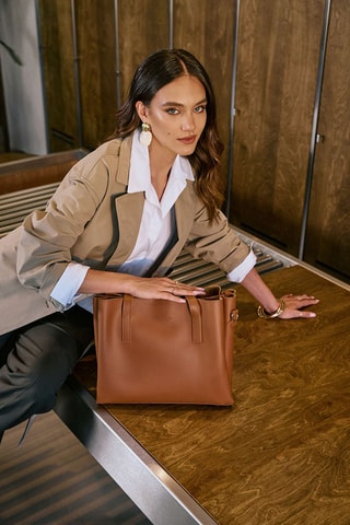 Sac porté épaule - Marron