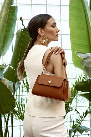 Sac porté épaule - Marron