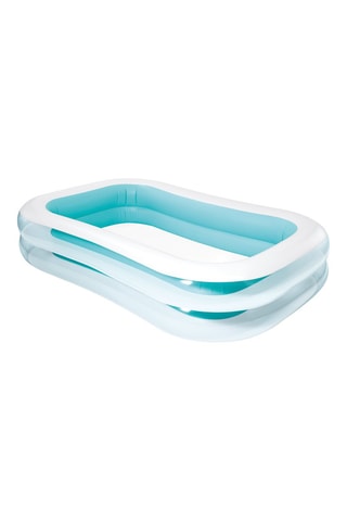 Piscine gonflable - Blanc - Dès 6 ans - 262 x 175 x 56 cm
