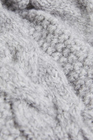 Berretto con pompon - Grigio