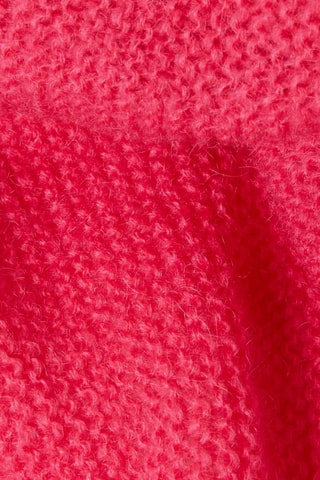 Sciarpa in lana e mohair - Fucsia