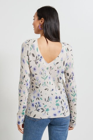 Maglia in lana e alpaca - Ecrù