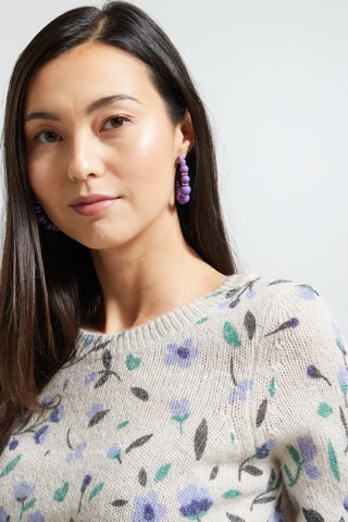 Maglia in lana e alpaca - Ecrù