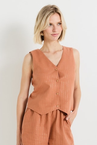 Gilet - Rosso mattone