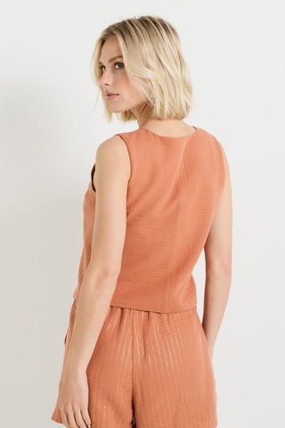 Gilet - Rosso mattone