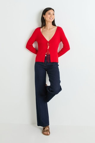 Cardigan - Rosso