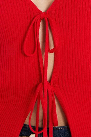 Cardigan - Rosso