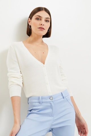 Cardigan - Bianco