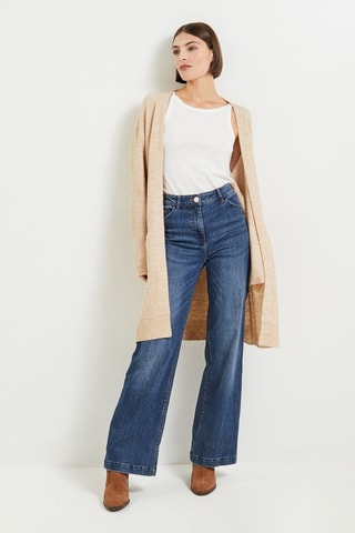 Cardigan lungo - Beige