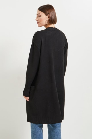 Cardigan lungo - Nero