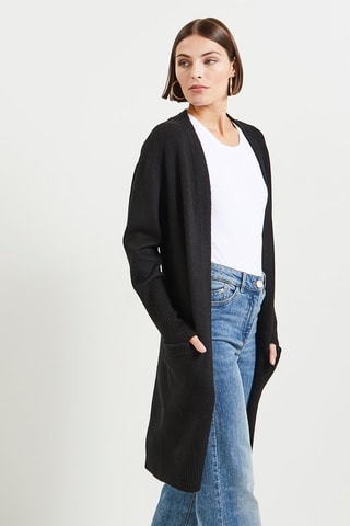 Cardigan lungo - Nero
