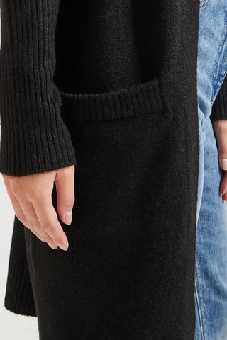 Cardigan lungo - Nero