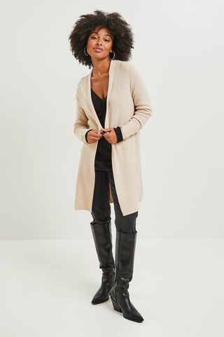 Cardigan lungo - Beige