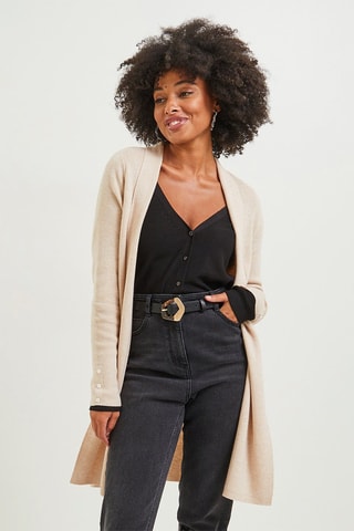Cardigan lungo - Beige