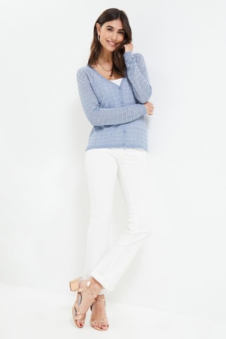 Cardigan - Blu-grigio