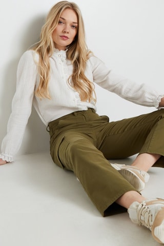 Pantaloni cargo - Kaki