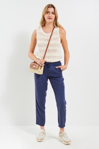 Pantaloni cargo - Navy