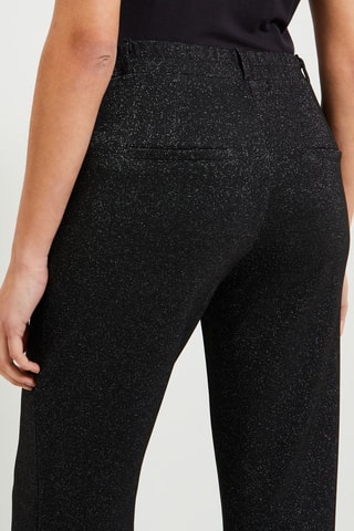 Pantaloni a vita alta - Nero