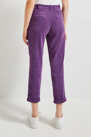 Pantaloni in velluto - Viola