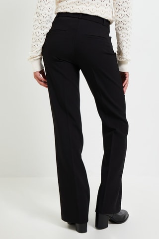 Pantaloni flare a vita alta - Nero