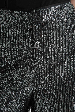 Pantaloni larghi a vita alta - Nero