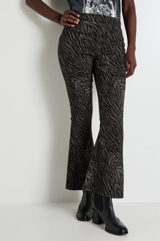 Pantaloni a vita alta - Nero