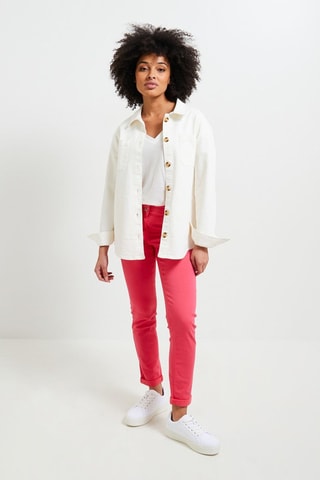 Jeans a vita alta - Rosa