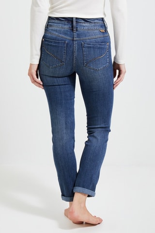 Jeans a vita alta - Blu scuro