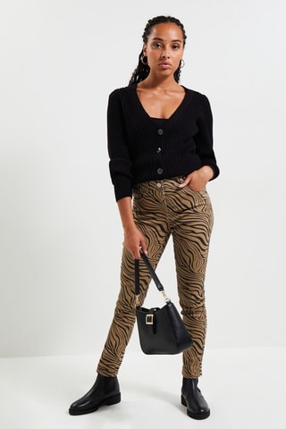 Jeans - Marrone e nero