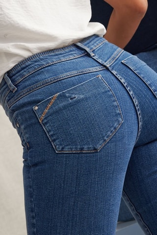 Jeans bootcut - Blu-grigio