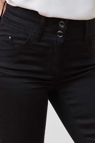 Jeans a vita alta - Nero