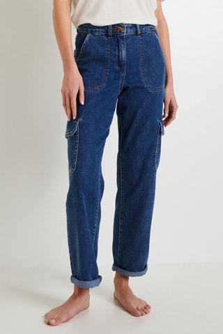 Jeans cargo - Grigio scuro
