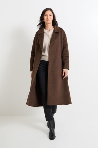 Cappotto in lana - Marrone