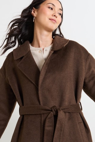 Cappotto in lana - Marrone