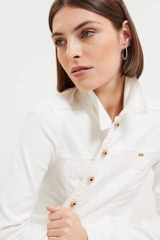 Giacca in jeans - Bianco