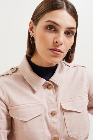 Giacca in jeans - Rosa