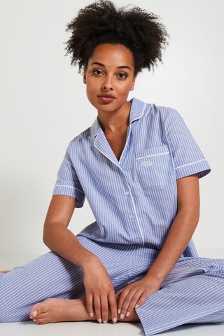 Camicia pigiama - Celeste