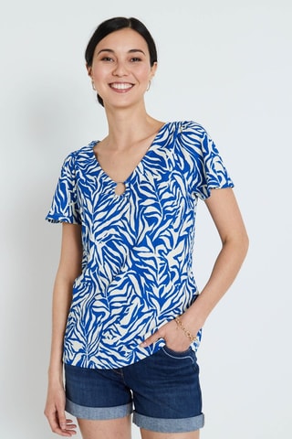 Top - Blu elettrico