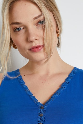 Top - Blu elettrico