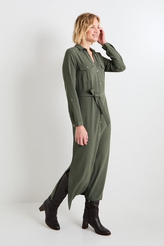 Abito a camicia - Kaki