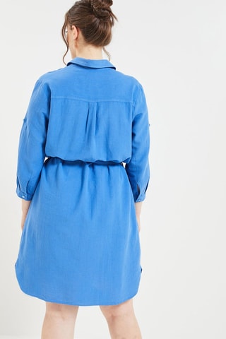 Abito a camicia - Blu elettrico