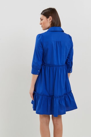 Abito a campana - Blu elettrico