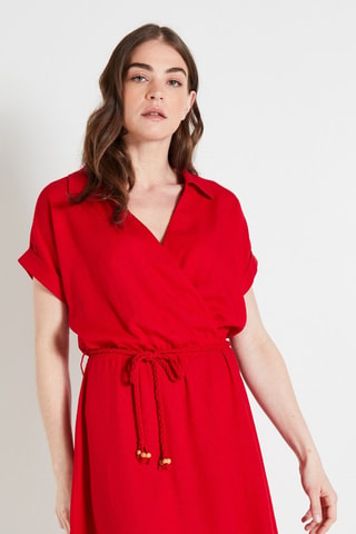 Abito a campana - Rosso