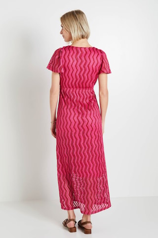 Abito midi - Fucsia