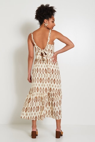 Abito a campana - Beige