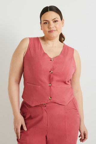 Gilet da completo - Rosso mattone