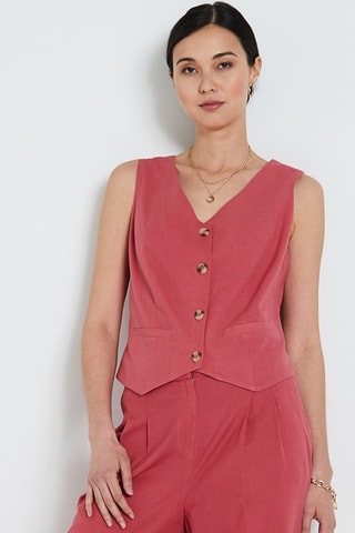 Gilet da completo - Rosso mattone